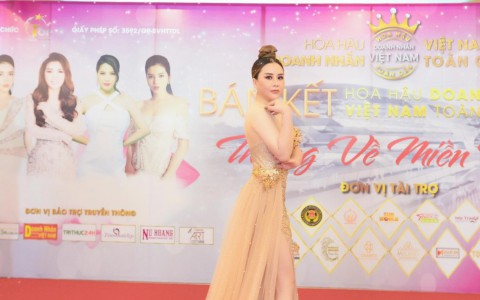 Hoa hậu Thảo Nguyên bất ngờ khi chấm thi Hoa hậu Doanh nhân Việt Nam Toàn cầu 2020