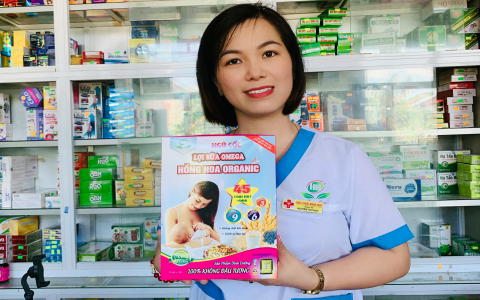 Ngũ cốc lợi sữa Hồng Hoa Organic -Nâng Cao Chất Lượng Sữa Mẹ, Bé Nhanh Lên Cân