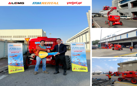 Hãng hàng không Vietjet Air đầu tư 03 xe nâng người LGMG - Trung Quốc