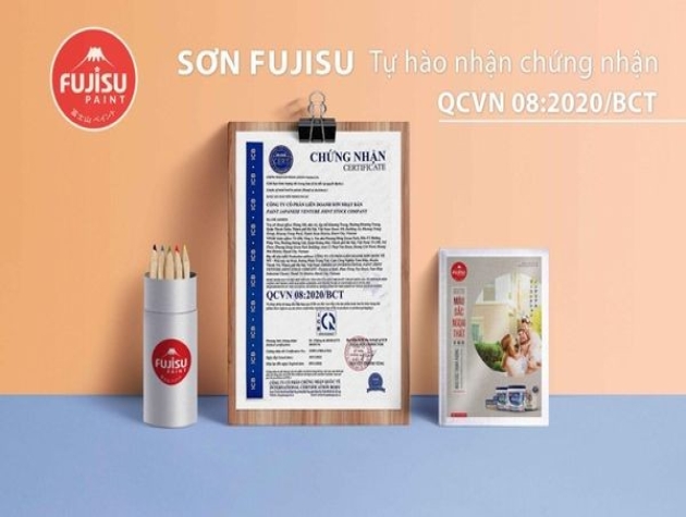Sơn Fujisu đạt Chứng Nhận Hợp Quy Quốc Gia QCVN 08:2020/BCT - Minh chứng sản phẩm an toàn cho sức khỏe người tiêu dùng