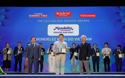 Mondelez Kinh Đô thuộc Top 50 doanh nghiệp có vốn đầu tư nước ngoài tiêu biểu tại Việt Nam