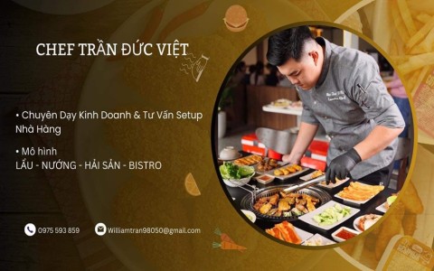 Hé lộ về sự nghiệp chinh phục ẩm thực của đầu bếp Trần Đức Việt