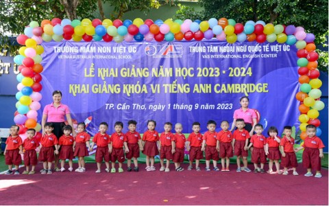 Trường mầm non Việt Úc - lấy chất lượng đồng hành cùng chương trình tuyển sinh