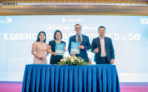 Asia và 5G tiên phong hợp tác đưa sữa Isowhey Kids tới tay người tiêu dùng Việt