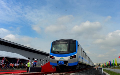 Thành phố HCM ra mắt tàu metro số 1