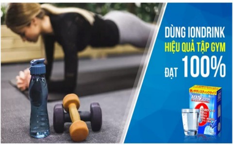 Uống ION DRINK – bù nước và điện giải có tốt cho người tập gym