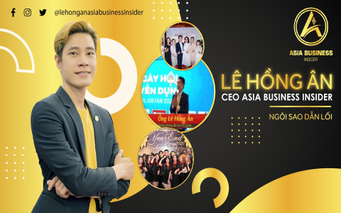 Lê Hồng Ân - Tổng Giám đốc Asia Business Insider gặp gỡ cùng các sinh viên trong ngày hội tuyển dụng